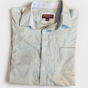 (L) JOHNSTON & MURPHY Beautifully Made Tightly Woven Long Sleeve Button Down